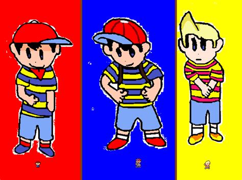 Ninten Ness And Lucas By Nesseb On Deviantart