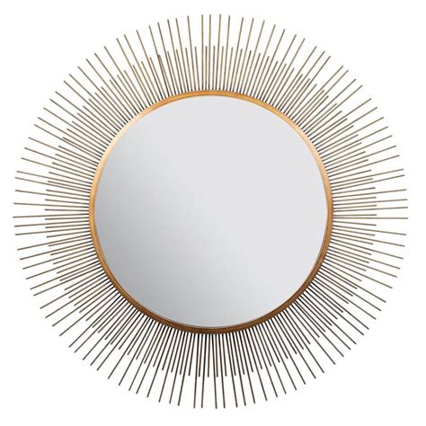 36 Sunburst Wall Mirror Gold Gallery Solutions Sunburst Mirror