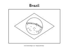 Home » countries coloring page » china map coloring pages. Brazil flag & map coloring page | World Geography | Brazil flag, Coloring pages, Color