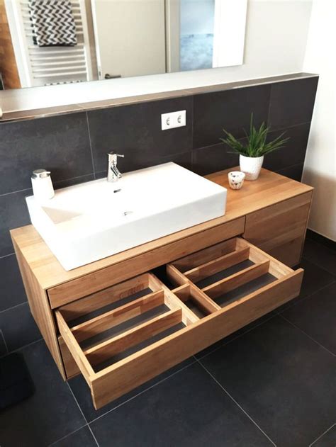 Couchtische (eiche) jetzt online kaufen & bequem liefern lassen! Waschtischunterschrank, aus, Holz, modern, massiv, Eiche, Waschtisch, Unterschrank, Holz ...