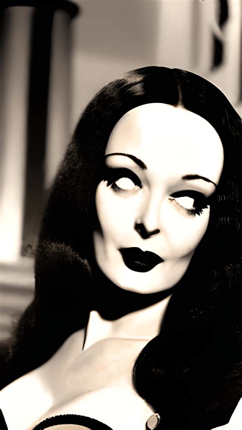 Madam Carolyn Jones Morticia Addams Graphic · Creative Fabrica