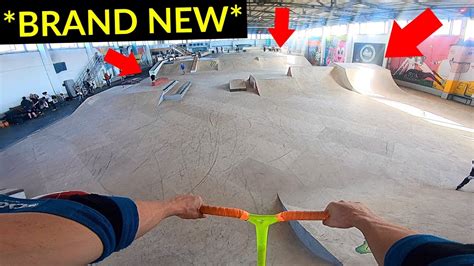 First Look At Germanys Brand New Indoor Skatepark🇩🇪‼️ Youtube