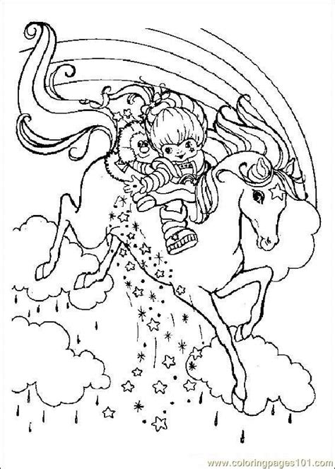 Rainbow brite and her special friend. Rainbow brite Coloring Pages Online | free printable ...
