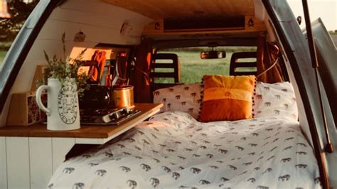 How A Newlywed Couple Transformed A Van Into A Tiny Home So Their