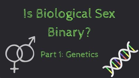 Is Biological Sex Binary Part 1 Genetics Overview Youtube