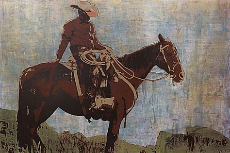Maura Allen Western Moment Cowboy Art Print