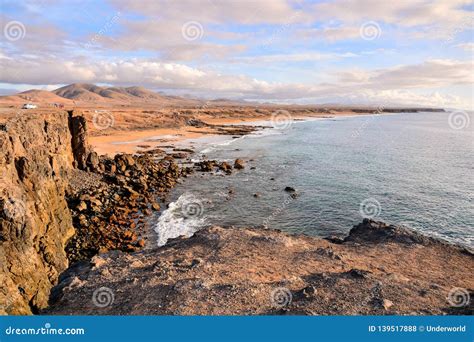 Landscape In Tropical Volcanic Canary Islands Spain Stock Photo Image