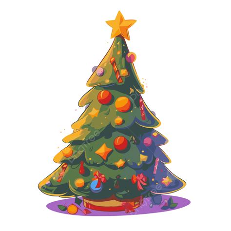árbol De Navidad Vector Png Dibujos Pegatina Clipart árbol De Navidad