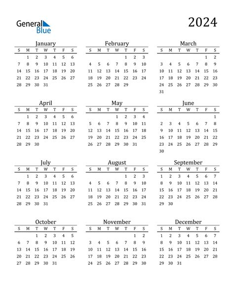 2024 Monthly Calendar Word Template Printable Free 2024 Calendar