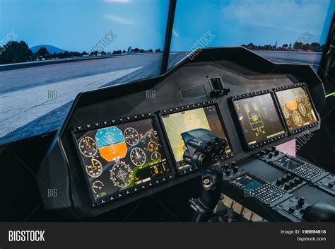Helicopter Pilot Cabin Image And Photo Free Trial Bigstock