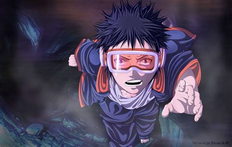 Naruto Shippuden Goggles Anime Boys Uchiha Obito Tobi
