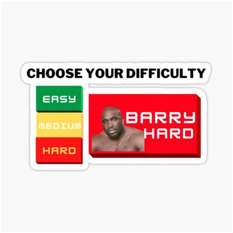 Barry Wood Bobblehead Meme Sticker For Sale By Apollo14studio