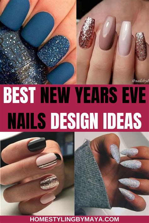 New Years Eve Nails New Years Nail Art Nye Nails New Years Nails