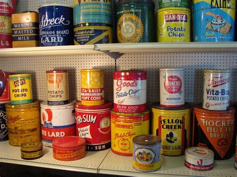 Vintage Cans Vintage Tins Vintage Decor Tin Containers