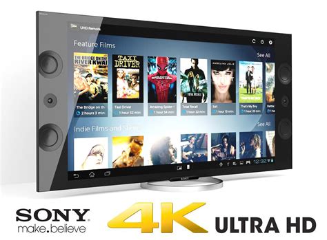 Sony Xbr 4k Ultra Hd Tv 3d Model Cgtrader