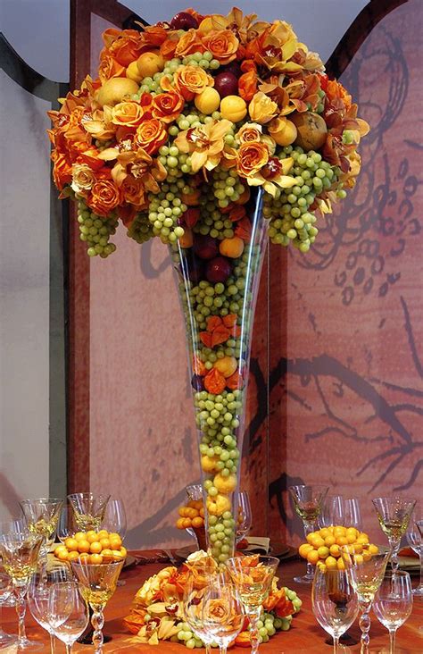 Fruit Centerpieces For Lavish Wedding