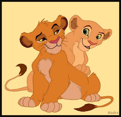 Simba And Nala As Cubs Lion King Simbas Pride Lion King 1 12 Young