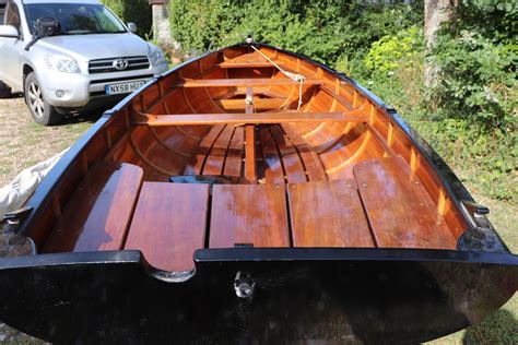 Francois Vivier Aber immaculate wooden sailing dinghy For Sale