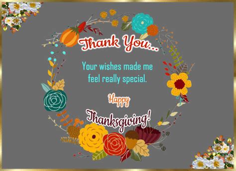 Thanksgiving Thank You Card Free Thank You Ecards Greeting Cards