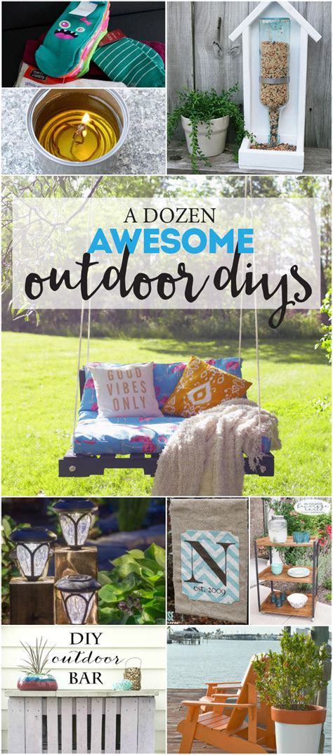 A Dozen Awesome Outdoor Diy Projects Bite Sized Biggie