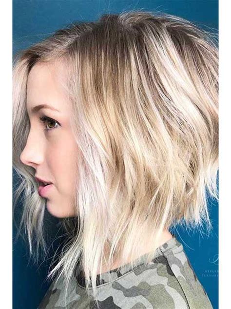 Play around with the shape of your next cut and find that right amount of layers for you. 35 best layered short haircuts for round face 2018 ...