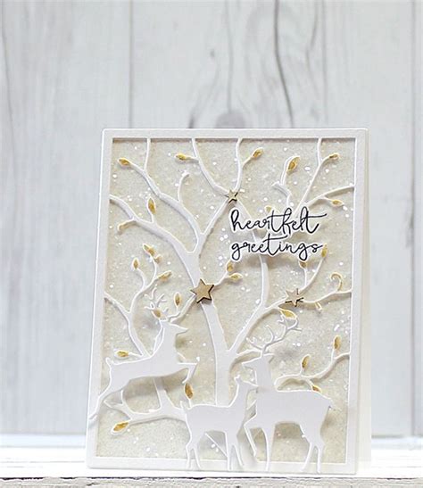 10 amazing ideas to help you write the most heartfelt christmas wishes. Heartfelt Greetings by Yoonsun Hur (poppystamps) | Christmas cards, Holiday cards, Card making