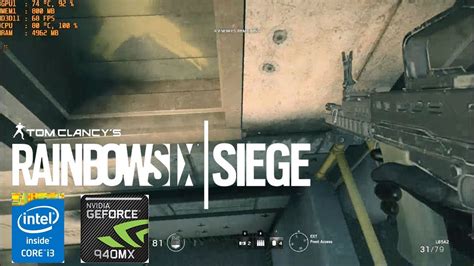 Rainbow Six Siege All Settings Benchmark Gameplay Geforce 940mx Acer