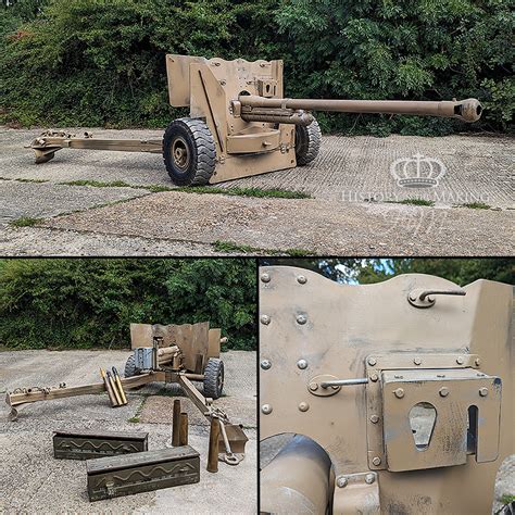1942 British 6 Pounder Anti Tank Gun Replica History In The Making