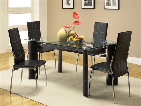 Wilner rectangular glass top dining table from homelegance (5445-60