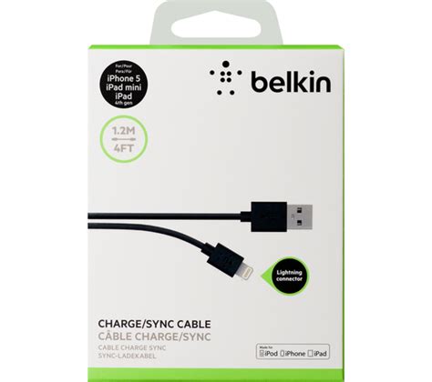 Belkin Mixit Up Lightning To Usb Chargesync Cable 12m Black Iphone