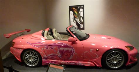 124 Fast F8 Honda S2000 Pink Convertible Car Model Simulation Alloy Metal Diecast Model Vehicle