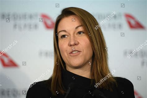 Qantas Loyalty Ceo Olivia Wirth Speaks Editorial Stock Photo Stock