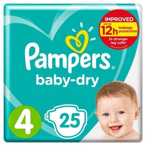 Buy Pampers Baby Dry Maxi Size 4 Pack 25 Online Daily Chemist