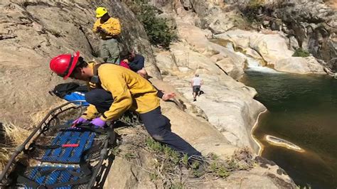 Woman Rescued After Falling Down Ravine In Tulare County Condition