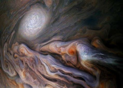 Juno Snaps Giant Jupiter Polar Storms Juno Spacecraft Nasa Juno Nasa