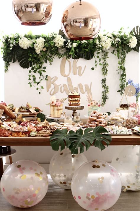 This Is The Most Beautiful Baby Shower Party Table Display That Could