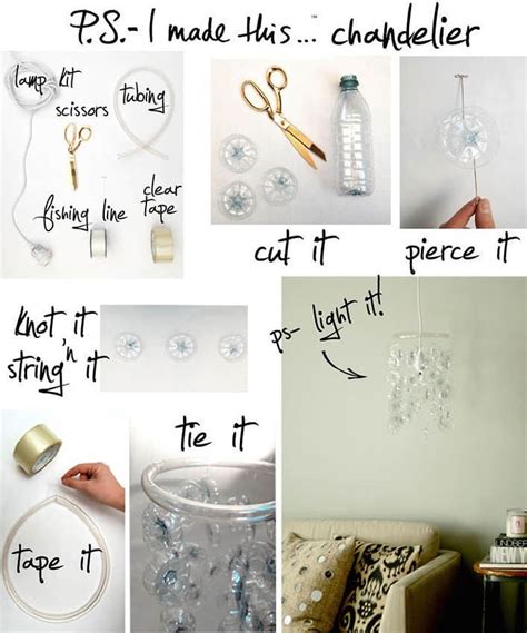 8 Diy Projects Inspired By Earth Day Diy Chandelier Bottle