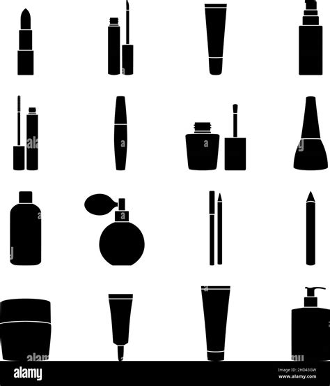 Set Of Cosmetics Icons Vector Illustration Stock Vector Image And Art