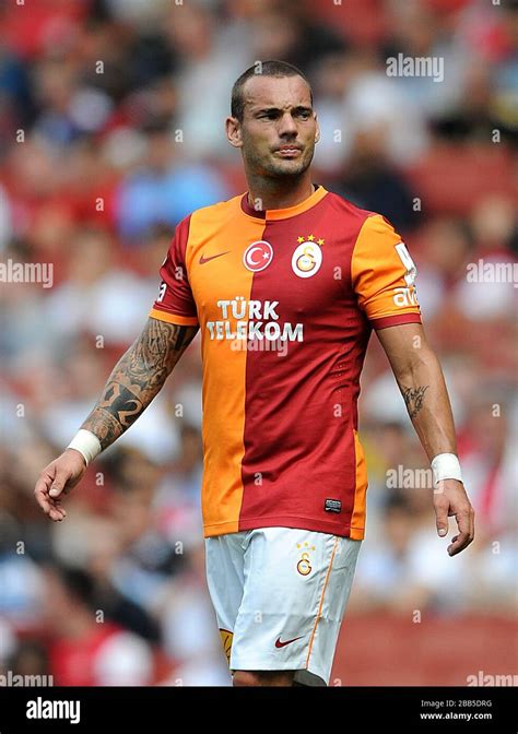 Wesley Sneijder Galatasaray Stock Photo Alamy