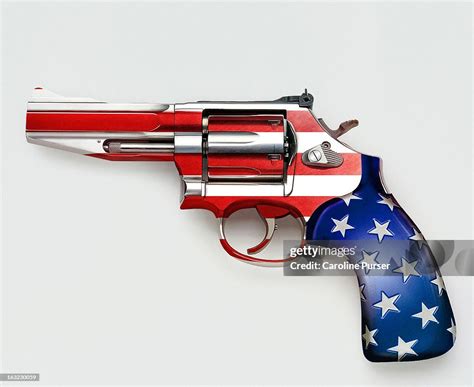 Stars And Stripes On Gun High Res Stock Photo Getty Images