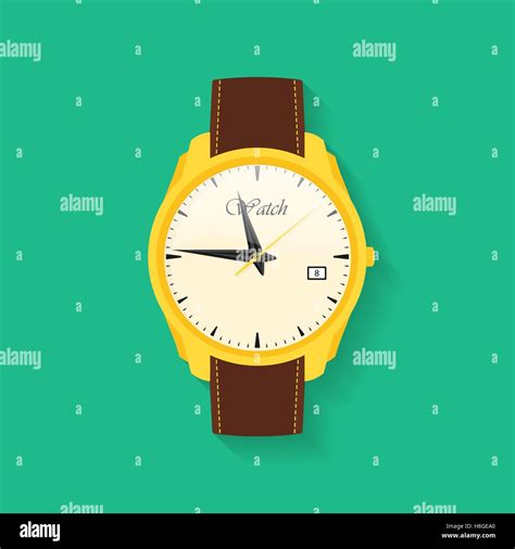 Icon Of Wrist Watch Symbol Of Hand Clock Vector Illustration Of
