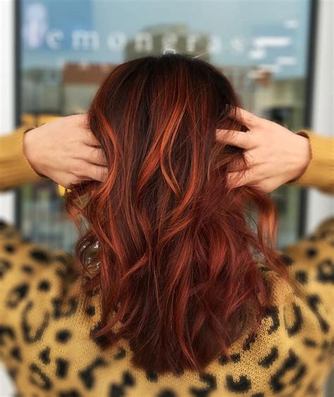 Multi Dimensional Copper Balayage 🍁🍂 Copper Balayage Copper Hair With