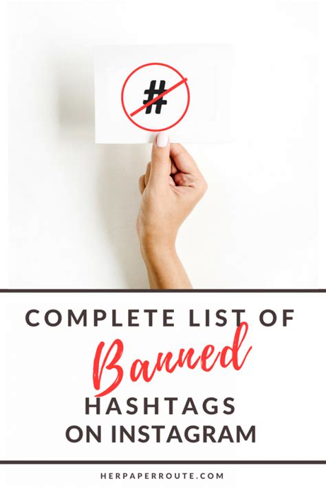 complete list of banned instagram hashtags herpaperroute