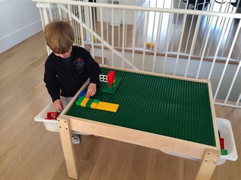 Green And Plenty Diy A Multi Purpose Lego Table With Pull Out Drawers