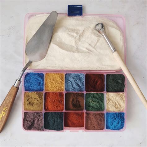 Look What A Beautiful Colors Earth Pigments Handmade Paint How To