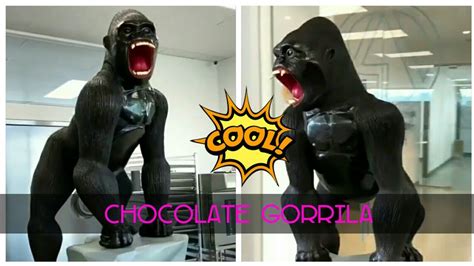 Giant Chocolate Gorilla L Very Yummy L Creative Art Youtube