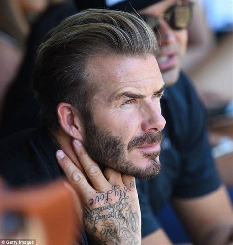 David Beckham Reveals His Latest Tattoo As He Leaves Indoor Cycling