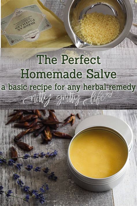 Foolproof Basic Salve Recipe For Any Herbal Remedy