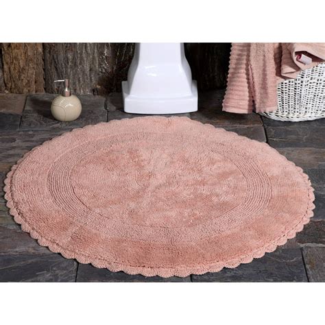 Bath Rug 100 Soft Cotton 36 Inch Round 200 Gsf Reversible Hand Woven