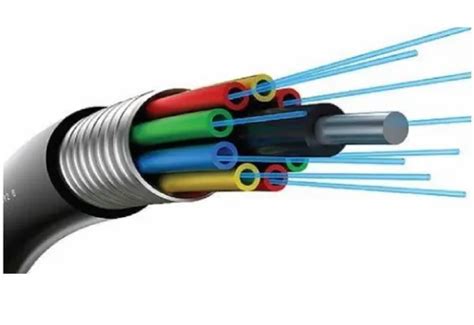 6 Core Fiber Optic Cable Rs 25 Meter Communication World Id